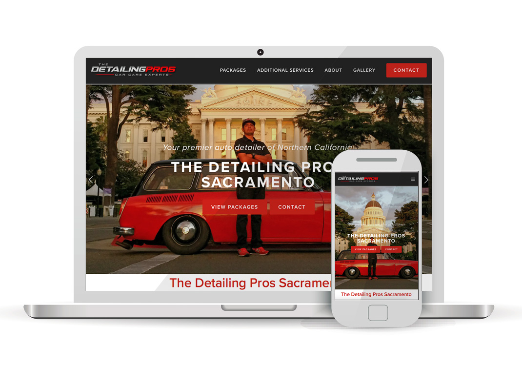 The Detailing Pros Squarespace Website Design