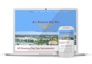 Client Portfolio All Seasons Day Spa Squarespace Website Design