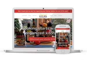 Client Portfolio Inspired Kitchen Organization Squarespace Website Design