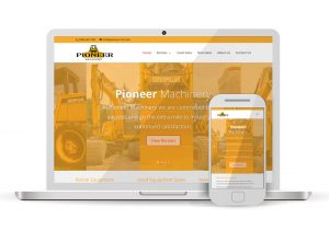 Client Portfolio Pioneer Machinery WordPress Website Design