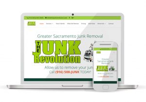 Client Portfolio The Junk Revolution WordPress Website Design