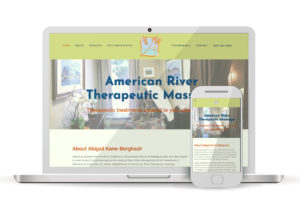 Client Portfolio American River Therapeutic Massage Squarespace Website Design