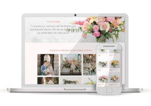 Client Portfolio Esmae Floral Design Sacramento Squarespace Website Design