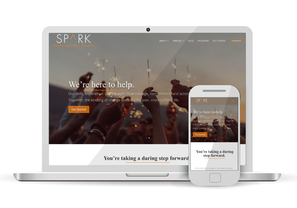 Client Portfolio Sparkcenter Sacramento | Wordpress Website Design